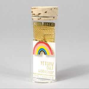 Rainbow golden color necklace